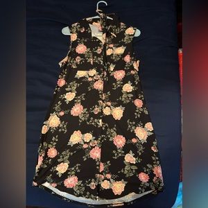 Black Floral Dress